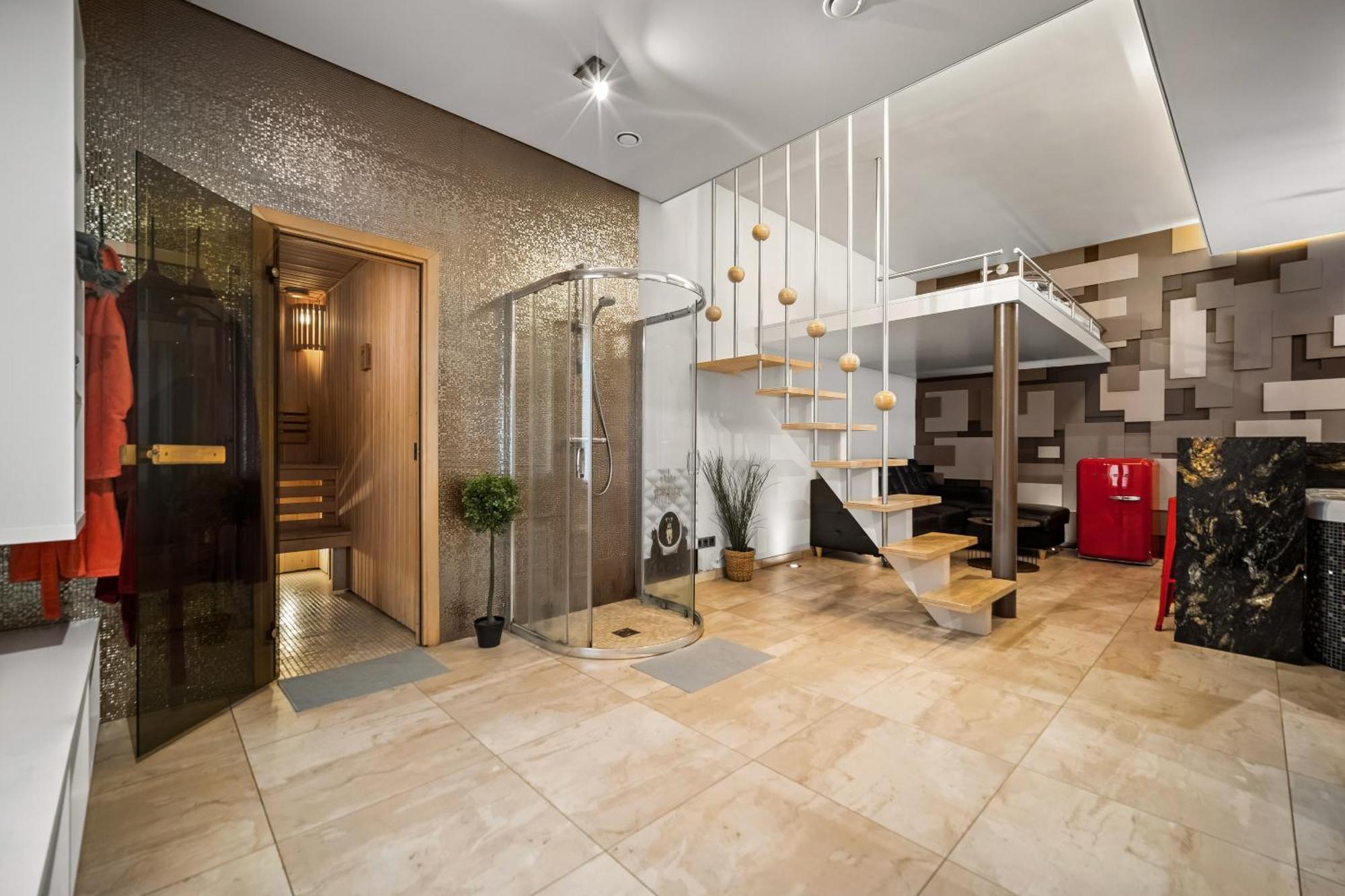 Secret Lounge - Cozy Studio With Sauna And Jacuzzi VNO Exterior foto